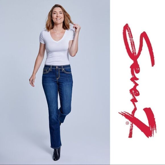 Seven7 NWT Gem Embellished Bootcut Jeans - Women’s16 - Picture 1 of 13